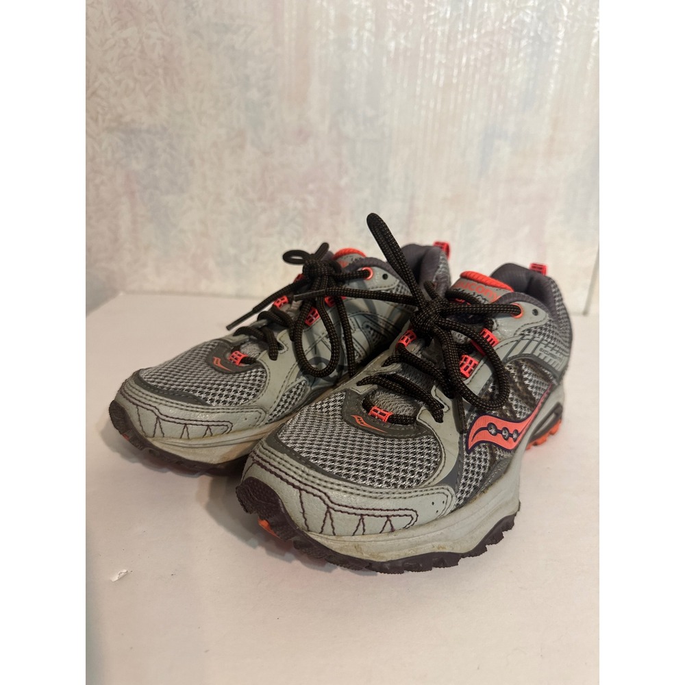 Saucony Excursion TR9 Womens Trail Running Shoes Grey Coral S15249-1 Size 7